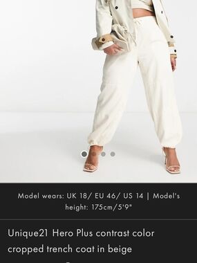 Cropped Trench Coat